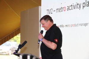 Photo of Simon Mills speaking at Metro Forum 2019
