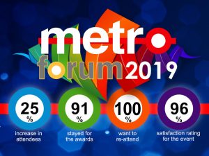 Attendee stats for Metro Forum 2019